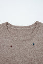 Abigail Detail Drop Shoulder Sweater