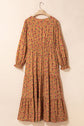 Charleigh Sleeve Tiered Maxi PLUS Dress