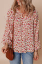 Carter Notched Puff Sleeve Blouse