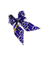 The Gameday Signature Scarf- Purple And Vegas Gold