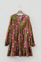 Kelly Hem Puff Sleeve Dress