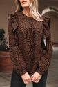 Collins Ruffled Puff Sleeve Blouse