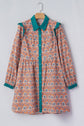 Alia Floral Contrast Collared Shirt