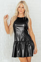 Lillian Hem Sleeveless Mini Dress