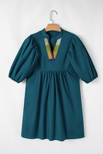 Samira Puff Sleeve Mini Dress