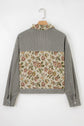 Evelyn Retro Floral Patchwork Shirt