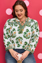 Kira 3 4 Sleeve PLUS Blouse