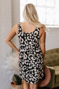 Alianna Leopard U Neck Sleeveless High Waist Dress