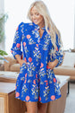 Zahra Sleeve Ruffle Hem Dress