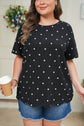 Margaret Dotted Casual PLUS Top
