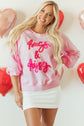 Emery Embroidered Raglan Sleeve Sweatshirt