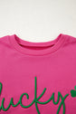 Armani Clover Embroidered Loose Pullover