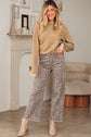 Ava Cuff Contrast Trim Sweater