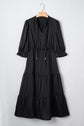 Natasha Sleeve Tiered Maxi Dress