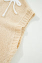 Giselle applique Cap Sleeve Sweater
