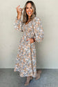 Indy Puff Sleeve Long Dress