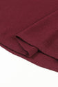 Aria Sleeve Plain Knit Sweater