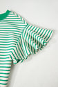 Sol Ruffle Short Sleeve Top