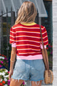 Lennox Trim Half Sleeve Sweater