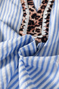 Andie Sleeve Patchwork Collar Blouse