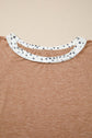 Abigail Color Block Patchwork PLUS Tee
