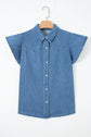 Keyla Ruffled Short Sleeve Shirt