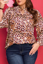 Angelina Frilled Stand PLUS Blouse