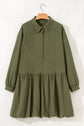 Catherine Ruffle Hem Mini PLUS Dress