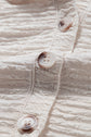 Madison Textured Drawstring Henley Hoodie