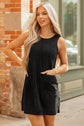 Emapia Corduroy Sleeveless Mini Dress