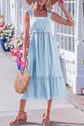 Emily Waist Sleeveless Maxi Dress