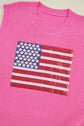 Grace american Flag Knitted Vest