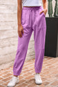 Antonella Solid Color Jogger Pants