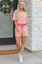 Estelle Casual Terry Short Lounge Set