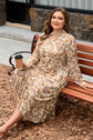 Lorelai Print Loose Long PLUS Dress