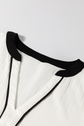 Ramila Textured Colorblock Elegant Blouse