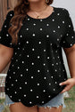 Margaret Dotted Casual PLUS Top