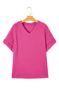 Alexia Short Sleeve Knit Top
