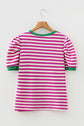 Nova Sleeve Contrast Trim Tee