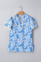 Kataleya Trim Short Sleeve Blouse