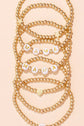 Milana Plated Beaded Bracelet Set
