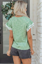 Elisabeth Ruffled Short Sleeve Blouse