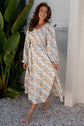 Indy Puff Sleeve Long Dress