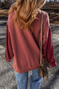 Ella Patchwork Drop Shoulder Pullover