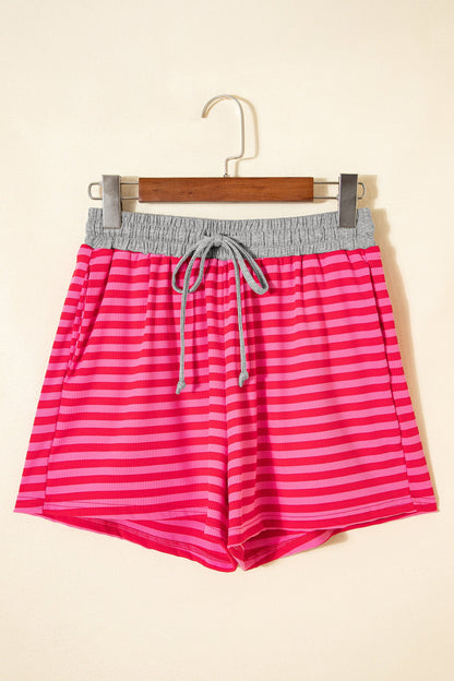 Ocean Waist Casual Ribbed Shorts