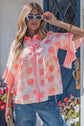 Angelica Short Sleeve Babydoll Shirt
