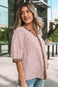Bianca Down Half Sleeve Shirt