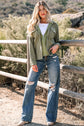 Undine Knit Textured Hooded Jacket