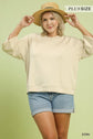 3/4 Sleeved Raglan Sleeve Top
