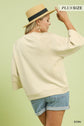 3/4 Sleeved Raglan Sleeve Top